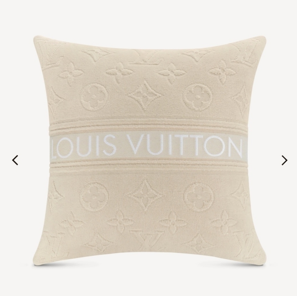 Louis Vuitton monogram cushion cover